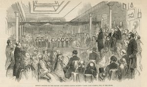 Jahrestreffen der British and Foreign School Society von English School