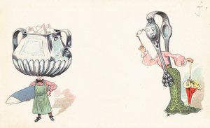 Anthropomorphe Küchenutensilien