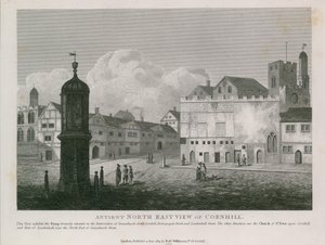 Antike nordöstliche Ansicht von Cornhill