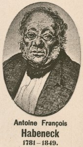 Antoine Francois Habeneck von English School