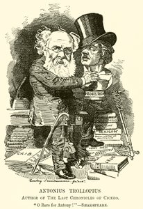 Antonius Trollopius, Autor von Die letzten Chroniken von Cicero (Stich) von English School