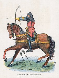 Bogenschütze zu Pferd von English School