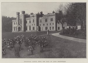 Armadale Castle, Skye, der Sitz von Lord Macdonald von English School