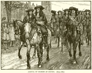 Ankunft von Charles in Oxford
