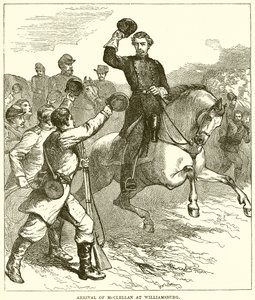 Ankunft von McClellan in Williamsburg