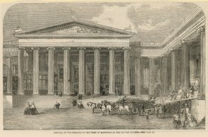 Ankunft der Überreste des Grabmals von Mausolos von English School