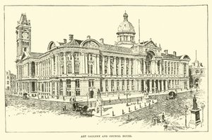 Kunstgalerie und Rathaus von English School