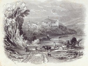 Arundel Castle und Stadt, aus 