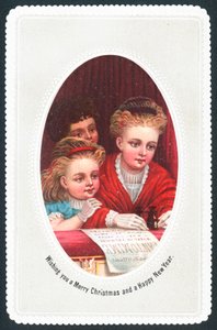 Im Theater, Weihnachtskarte von English School