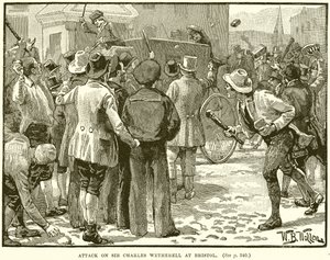 Angriff auf Sir Charles Wetherell in Bristol