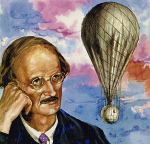 Auguste Piccard, ein Schweizer Wissenschaftler, stieg in einem Ballon auf über 53.000 Fuß