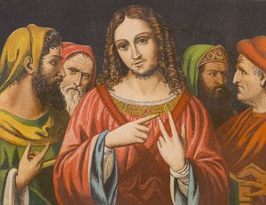 Autorität von Jesus Christus im Tempel in Frage gestellt