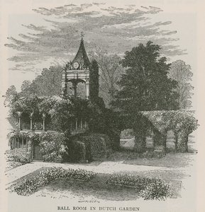 Ballsaal im holländischen Garten, Holland House von English School
