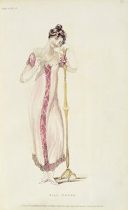 Ballkleid, Modeplatte aus Ackermanns Repository of Arts