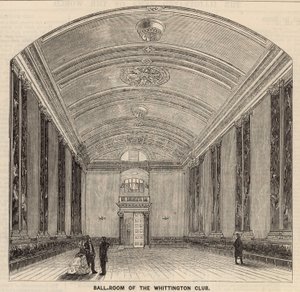 Ballsaal des Whittington Club, London von English School