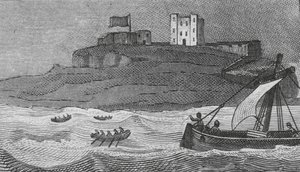 Bamborough Castle von English School