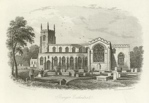 Bangor Kathedrale, Nordwales von English School