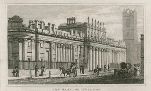 Bank of England, Sir John Soanes Südfront, 1823 von English School