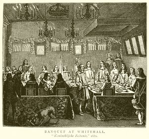 Bankett in Whitehall von English School