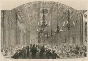 Bankett in der Fishmongers Hall am Lord Mayor