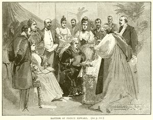 Taufe von Prinz Edward von English School