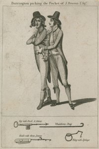 Barrington stiehlt die Tasche von J. Brown Esq. von English School