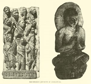 Basreliefs, Museum von Peschawar von English School