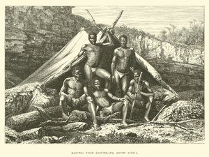 Basutos aus Basutoland, Südafrika von English School