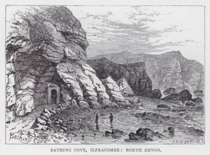 Badebucht, Ilfracombe, Nord-Devon von English School