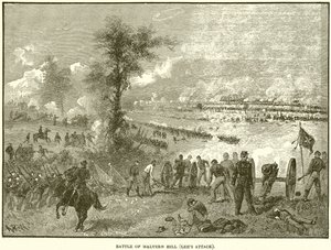 Schlacht von Malvern Hill (Lees Angriff) von English School