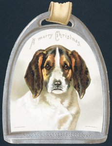 Beagle-Anhänger, Weihnachtskarte