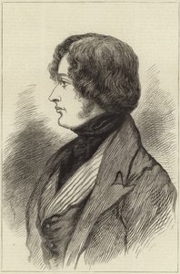 Benjamin Disraeli im Jahr 1837 von English School