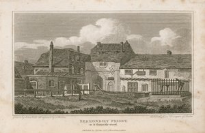 Bermondsey-Priorat, wie es früher stand von English School