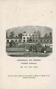 Bermondsey Spa Gardens von English School