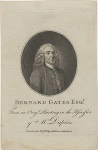 Bernard Gates, 1784 (Punktiergravur)