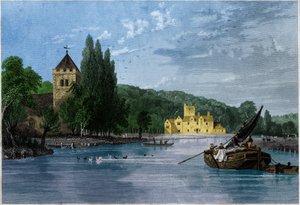 Bisham Abbey (Stich, ca. 1850)