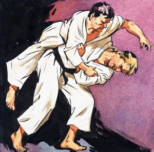 Schwarzer Gürtel Judo