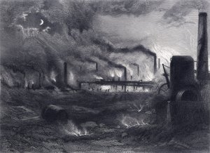 Black Country, nahe Bilston, Staffordshire, aus 