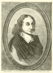 Blaise Pascal (Gravur) von English School