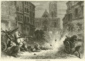 Bombardement von St. Denis, Dezember 1870 von English School