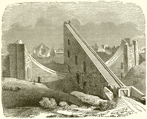 Brahmanen-Observatorium in Benares von English School