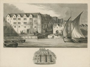 Bridewell Palace am Ufer der Themse von English School