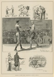 Boxwettbewerb der Garde-Brigade von English School