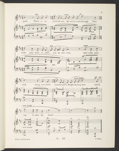 Helle lächelnde Augen. Rondeau (Lied) Die Worte aus dem Französischen von Christine de Pisan von Gilbert Pass, von Gilbert A. Alcock von English School