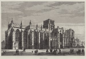 Kathedrale von Bristol (Gravur) von English School