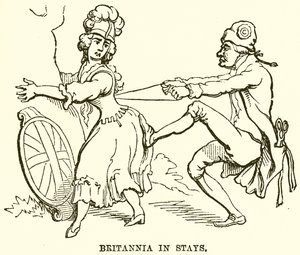 Britannia in Stays von English School