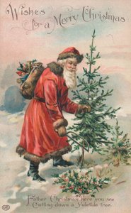 Britische Weihnachtskarte von English School