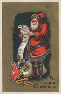 Britische Weihnachtskarte von English School