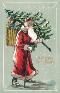Britische Weihnachtskarte von English School