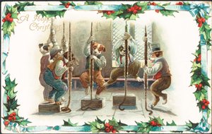 Britische Weihnachtskarte